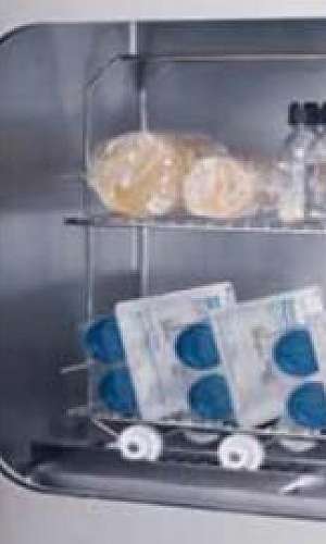 Testador de vazamentos em luvas usadas em isoladores Testador de vazamentos em luvas usadas em isoladores